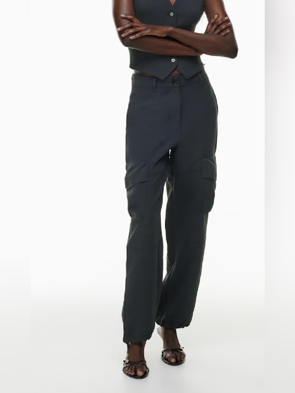 ARITZIA Wilfred New Project Cargo Pants dark Blue SZ 00